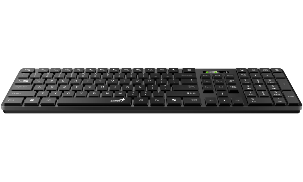 GENIUS SlimStar 8250/ Bezdrátový set Bluetooth + 2,4GHz/ Copilot/ USB/ černá/ CZ+SK layout